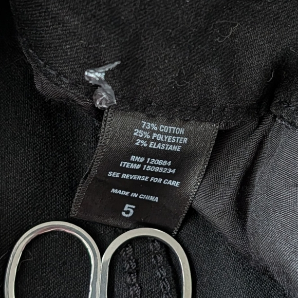 Hot Topic HT Denim Black Suspender Super Skinny Jeans Size 5 - Picture 6 of 12